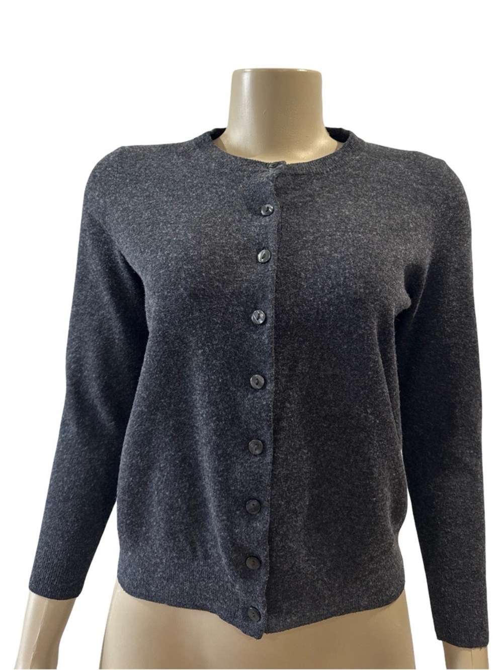 Primark Charcoal Gray Button-Front Women's Cardigan